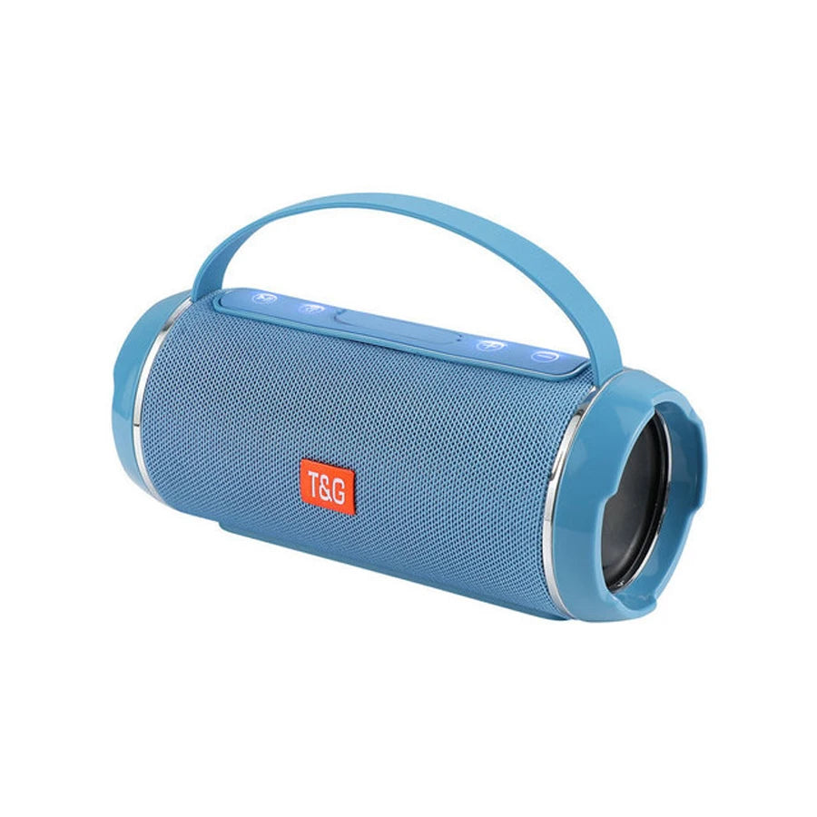 Portable Barrel Bluetooth Speaker with Strap