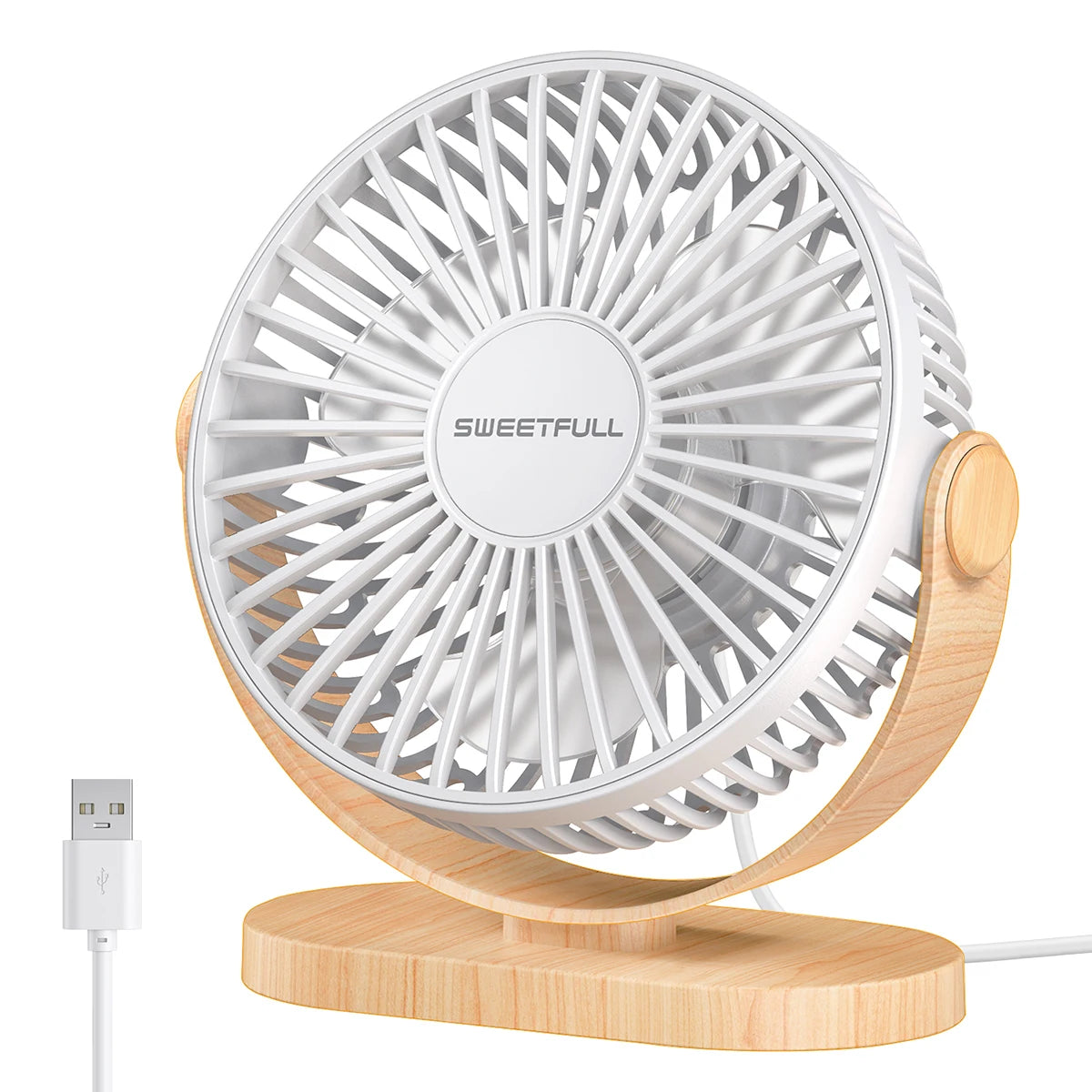 Portable Silent USB Desk Fan