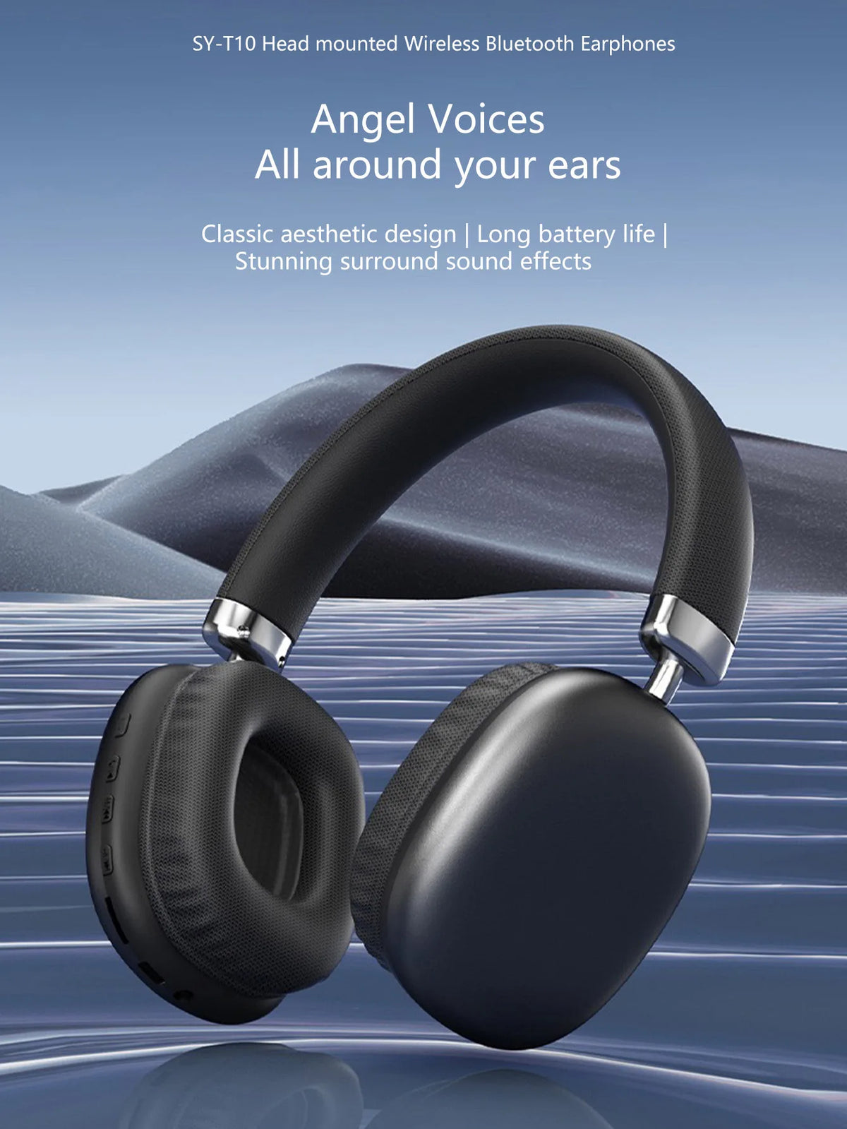 Wireless Over-Ear Headphones, Bluetooth 5.3