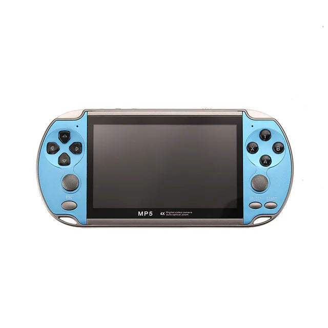 Handheld Retro Game Console with Built-in Games - Blue