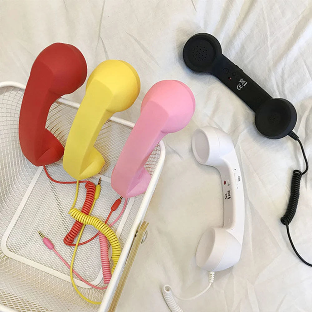 Retro 3.5mm Phone Handset with Mic