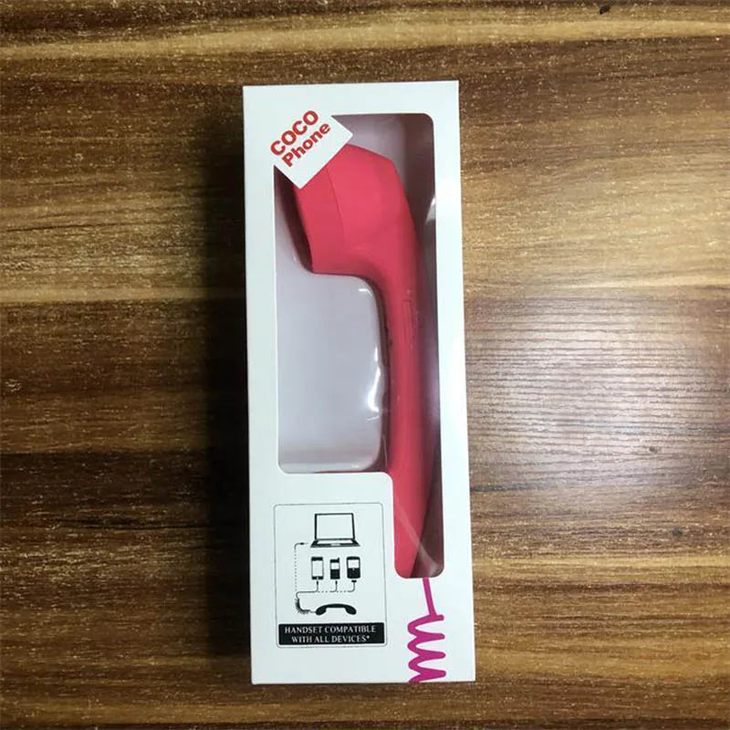 Retro 3.5mm Phone Handset with Mic