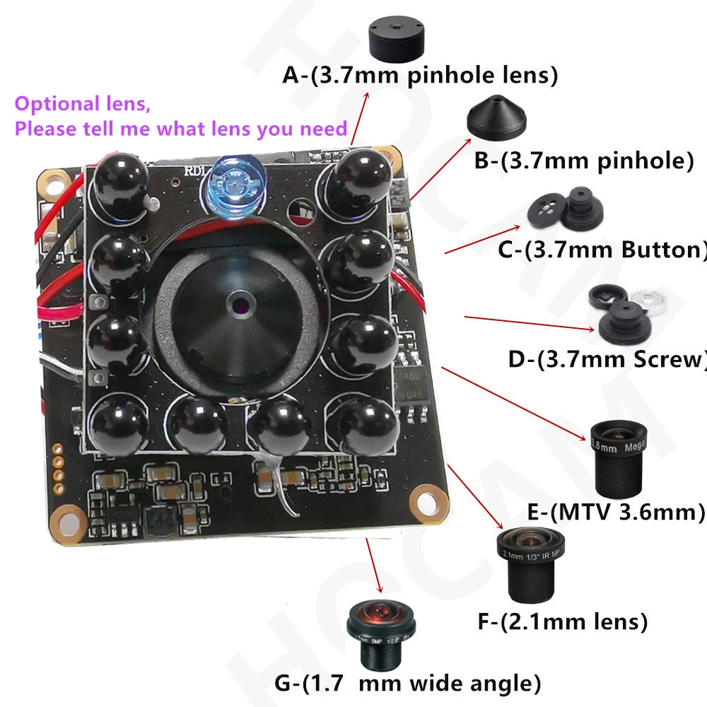 Night Vision WiFi IP Camera Module Board
