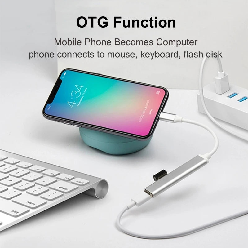 4-Port USB Hub Adapter
