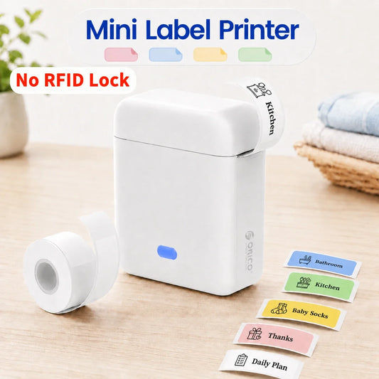Mini Ink-Free Label Printer