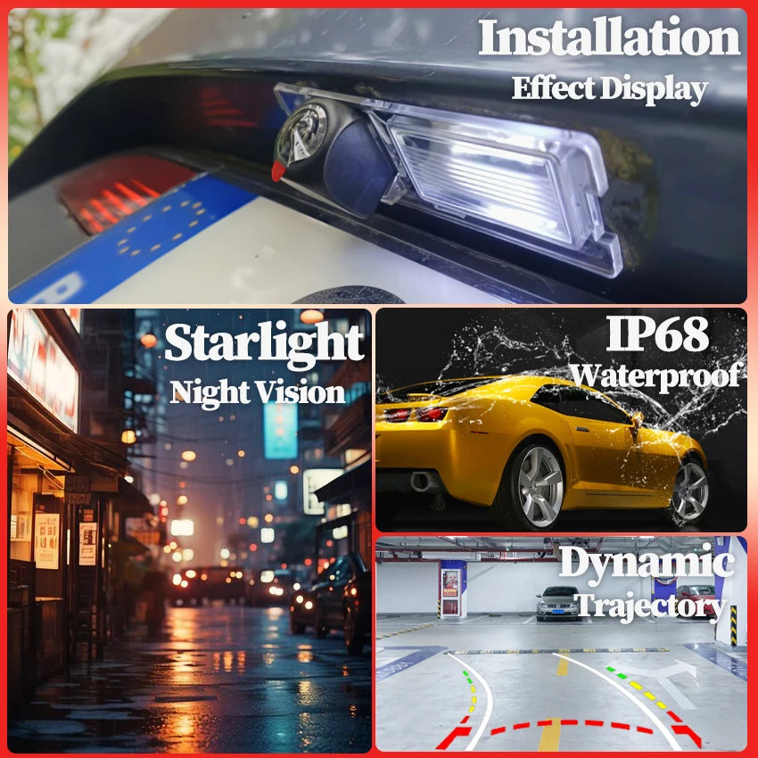 170° HD Waterproof Rear View Camera
