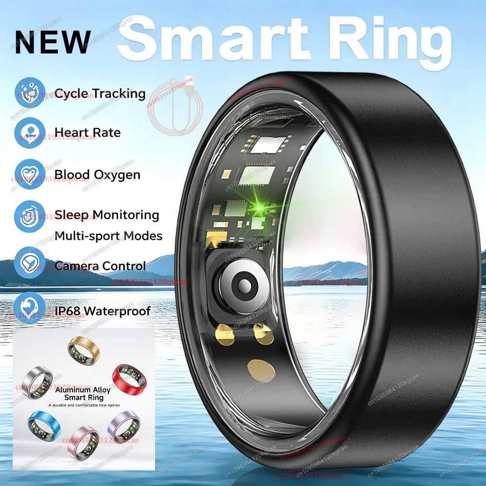 R10 Smart Health Ring with Charging Case
