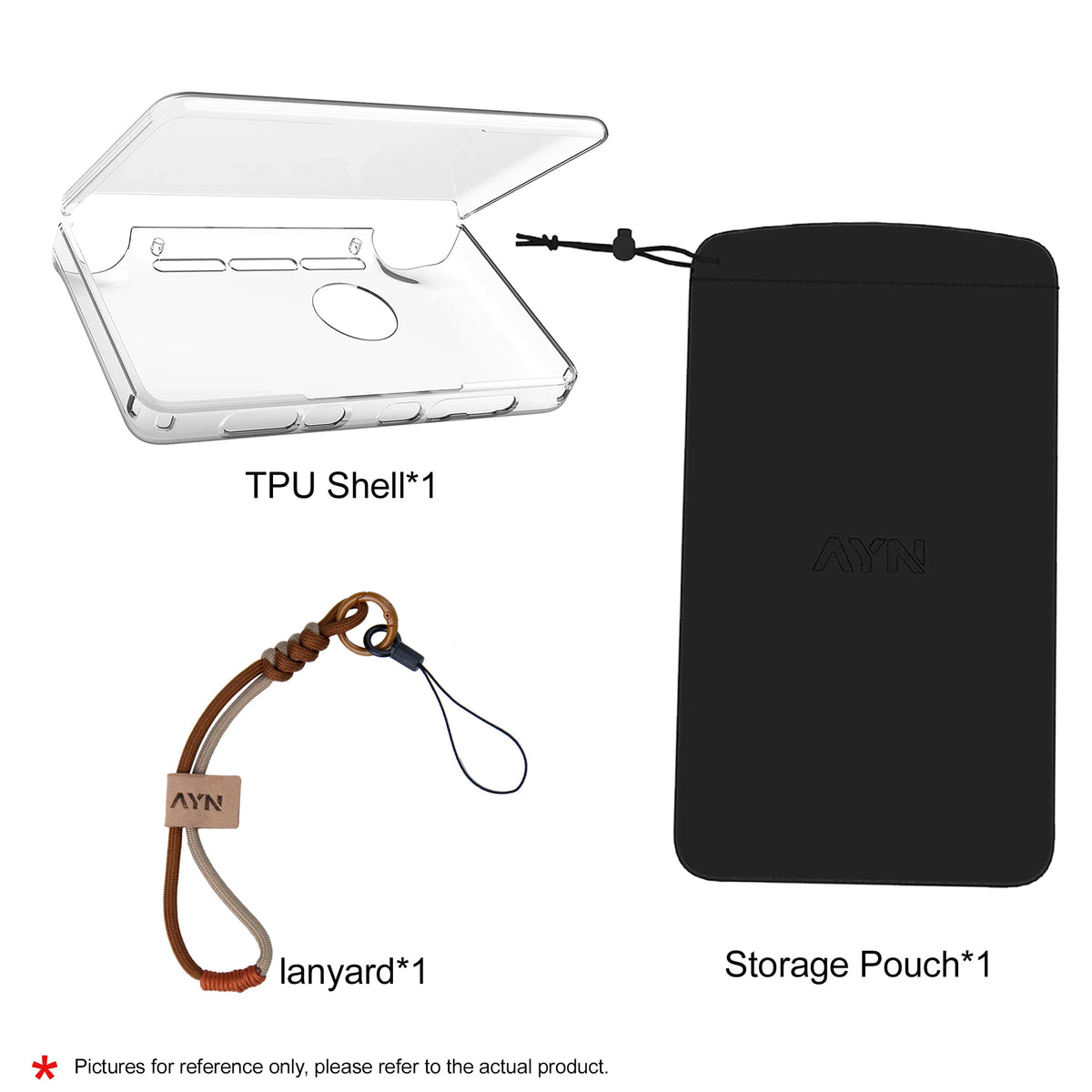 Dual-Screen Handheld Soft Storage Bag