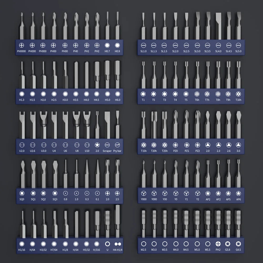 62-in-1 precision electric screwdriver set, view 4