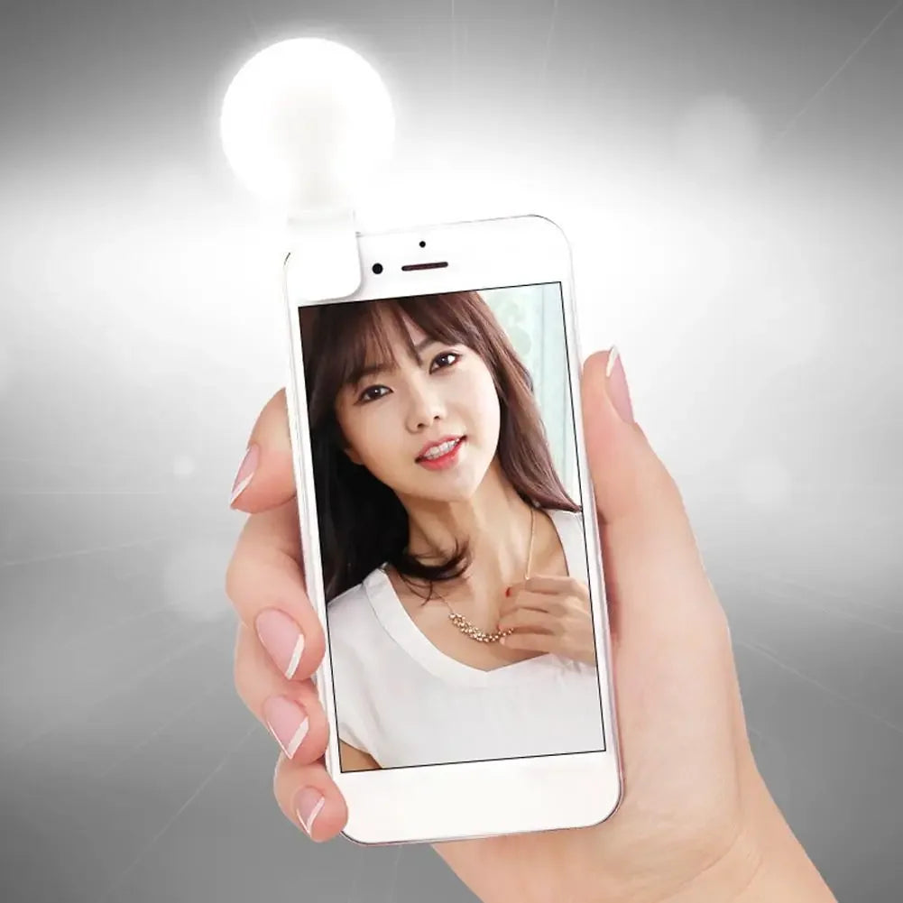 Clip-On LED Selfie Ring Light