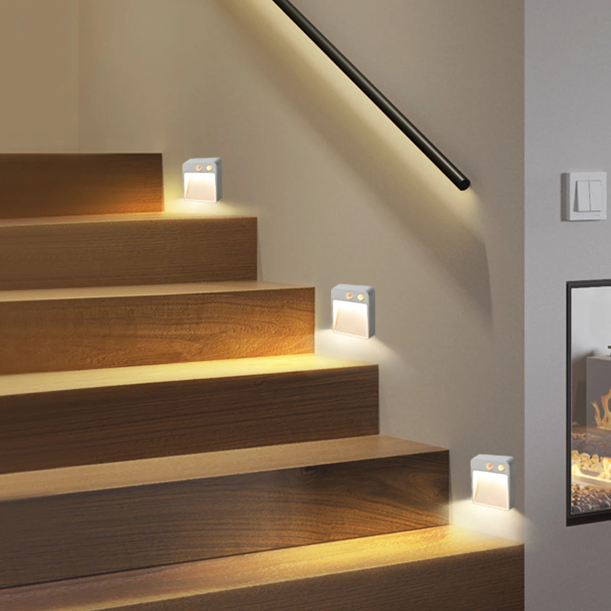 Motion Sensor LED Night Light, Battery Powered