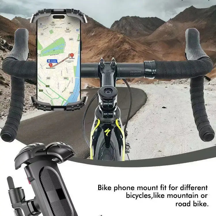 Rotating Non-Slip Bike Phone Mount