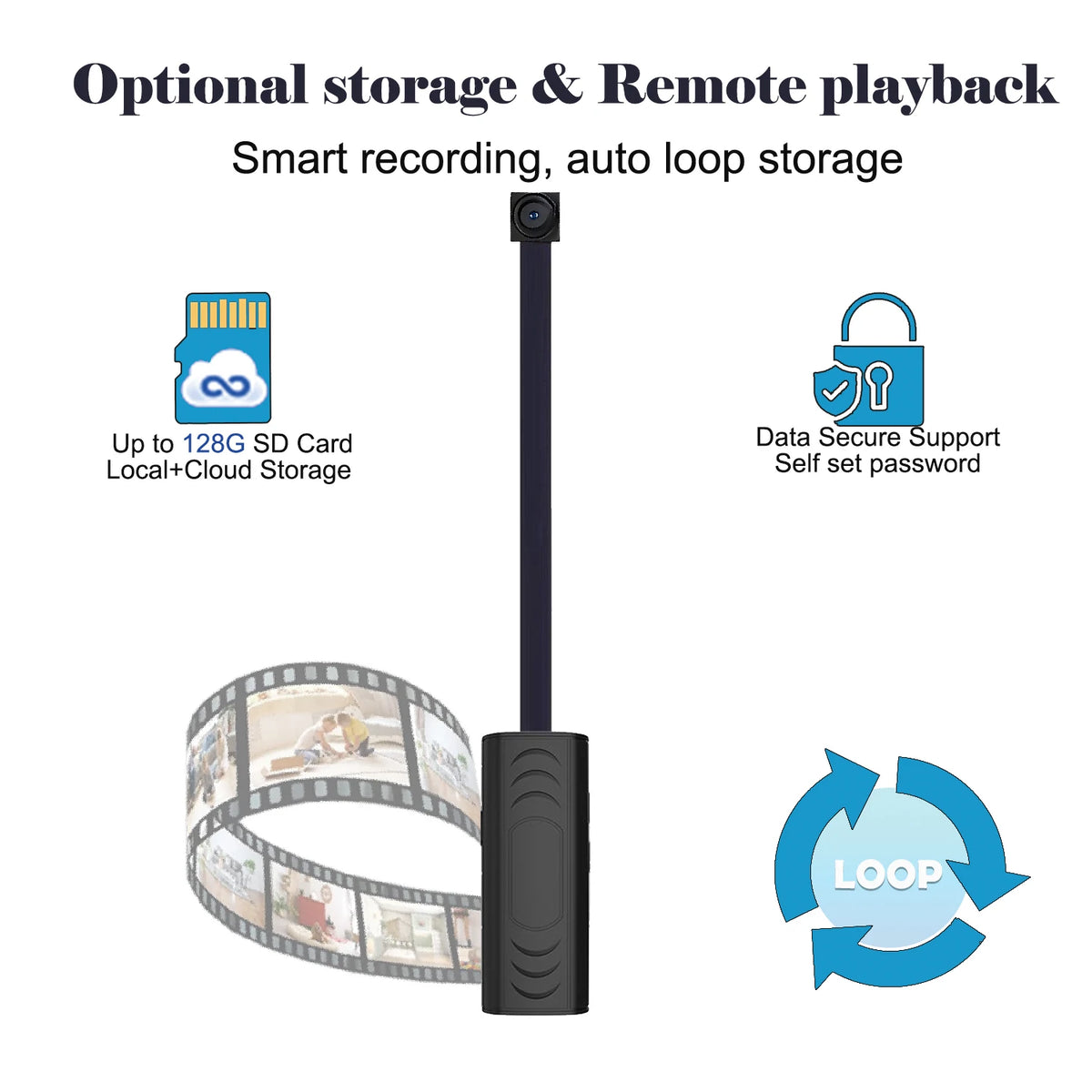 Mini Portable WiFi Home Camera