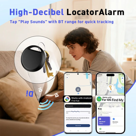 Keychain item finder tag for keys and bags