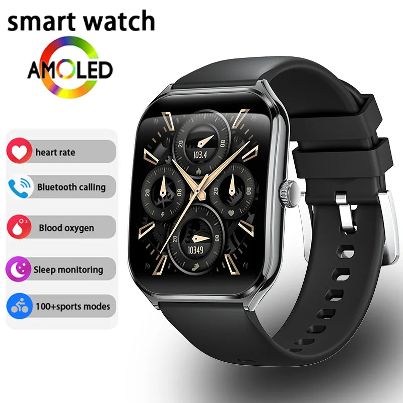 Ultra-Thin AMOLED Smartwatch with Calls
