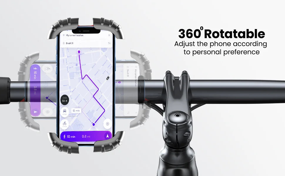 Rotating Non-Slip Bike Phone Mount