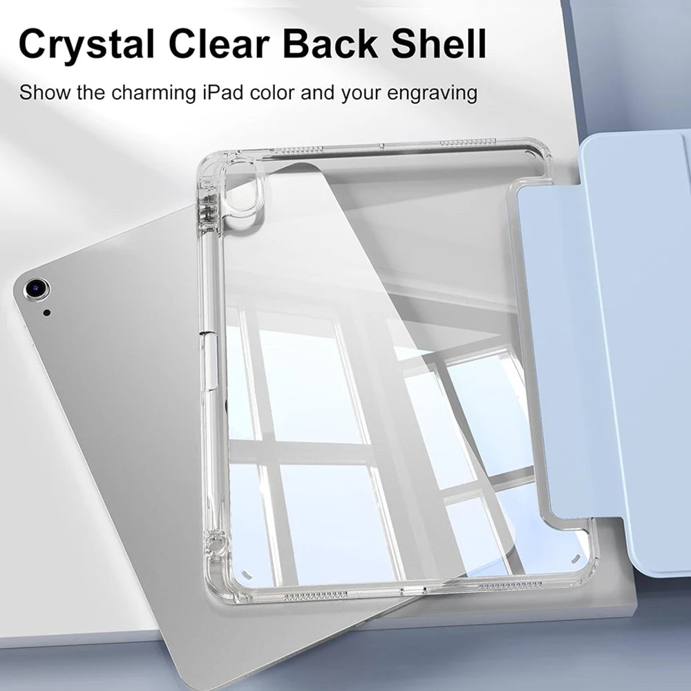 Clear Tablet Case with Pencil Holder