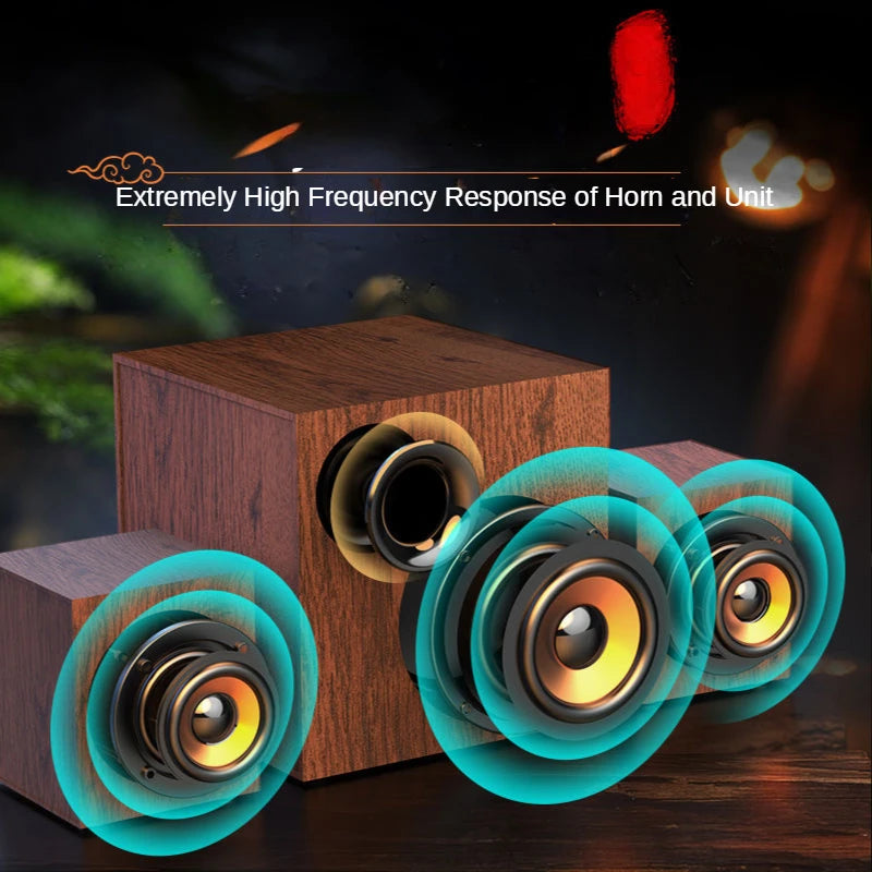 Wired Computer Speaker & Subwoofer Set