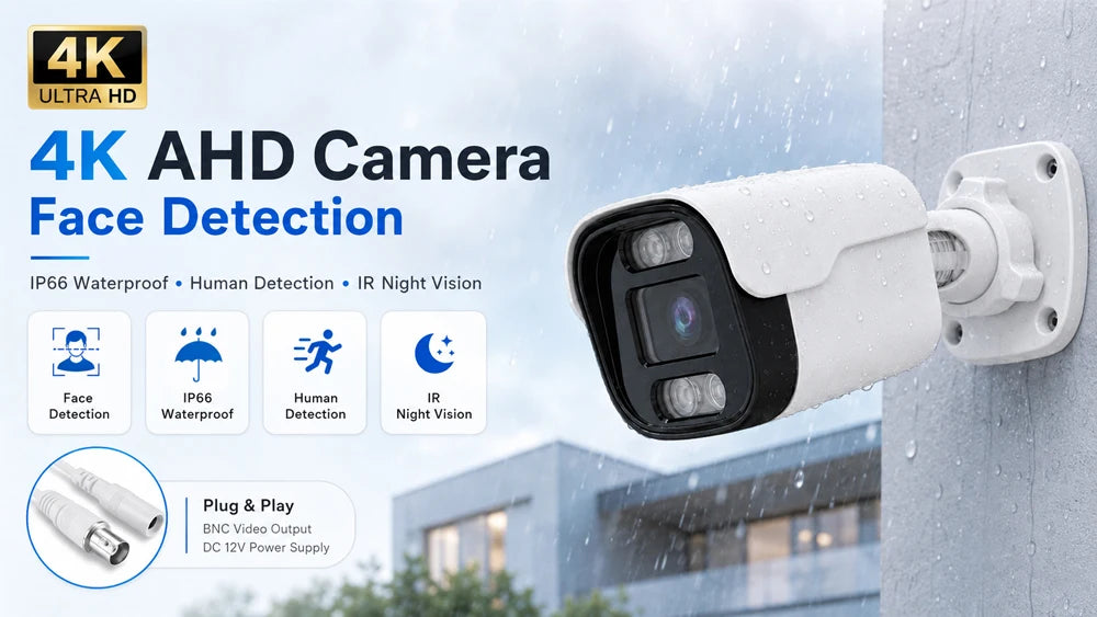 8MP 4K Smart Detection Security Camera