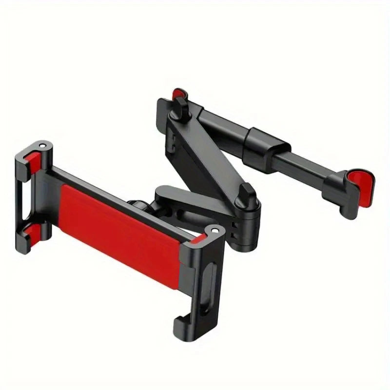Car Headrest Tablet Holder - Red