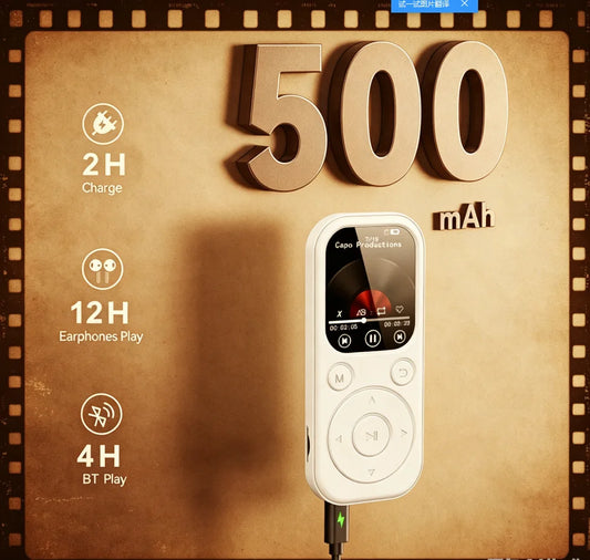 Bluetooth MP3 & MP4 Music Player, Color Screen