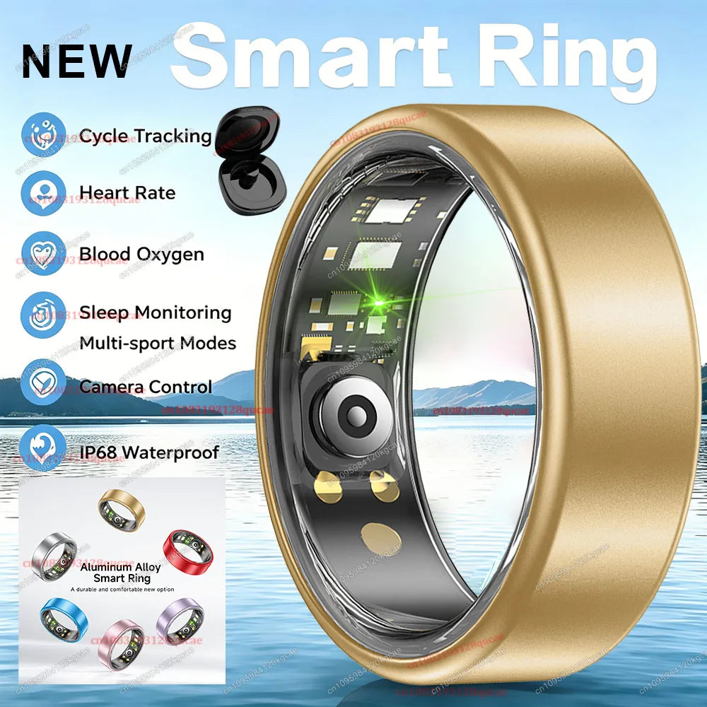 R10 Smart Health Ring with Charging Case