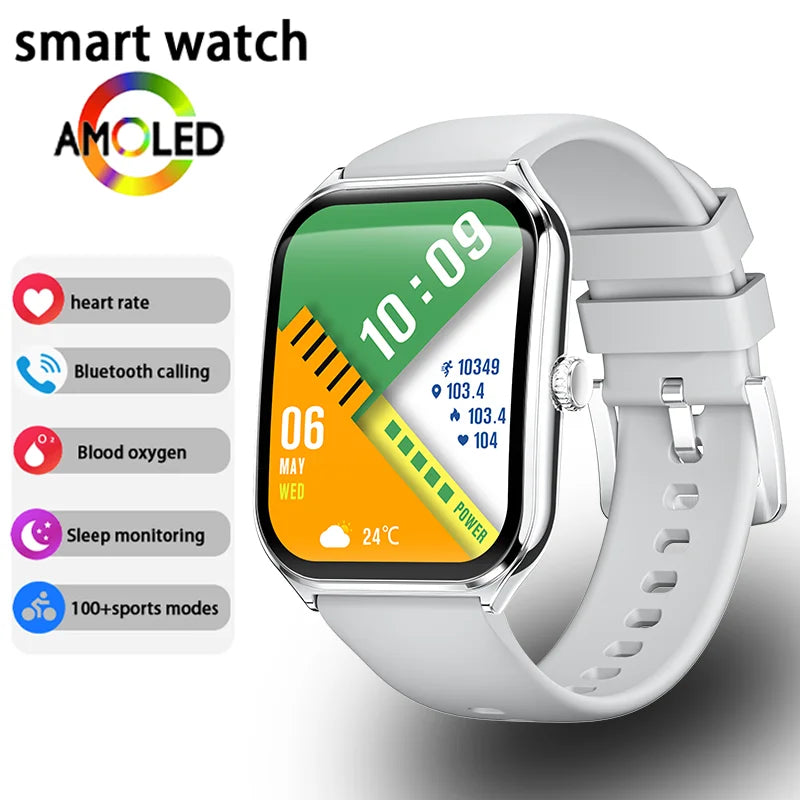 Ultra-Thin AMOLED Smartwatch with Calls