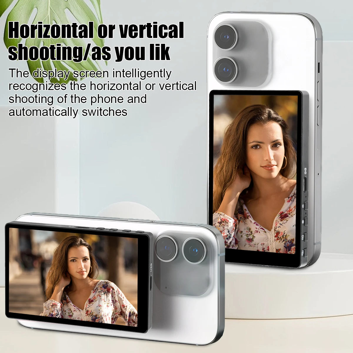 Magnetic Wireless Selfie Screen