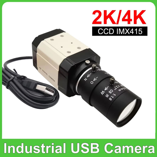 4K Industrial USB Camera, Varifocal Lens