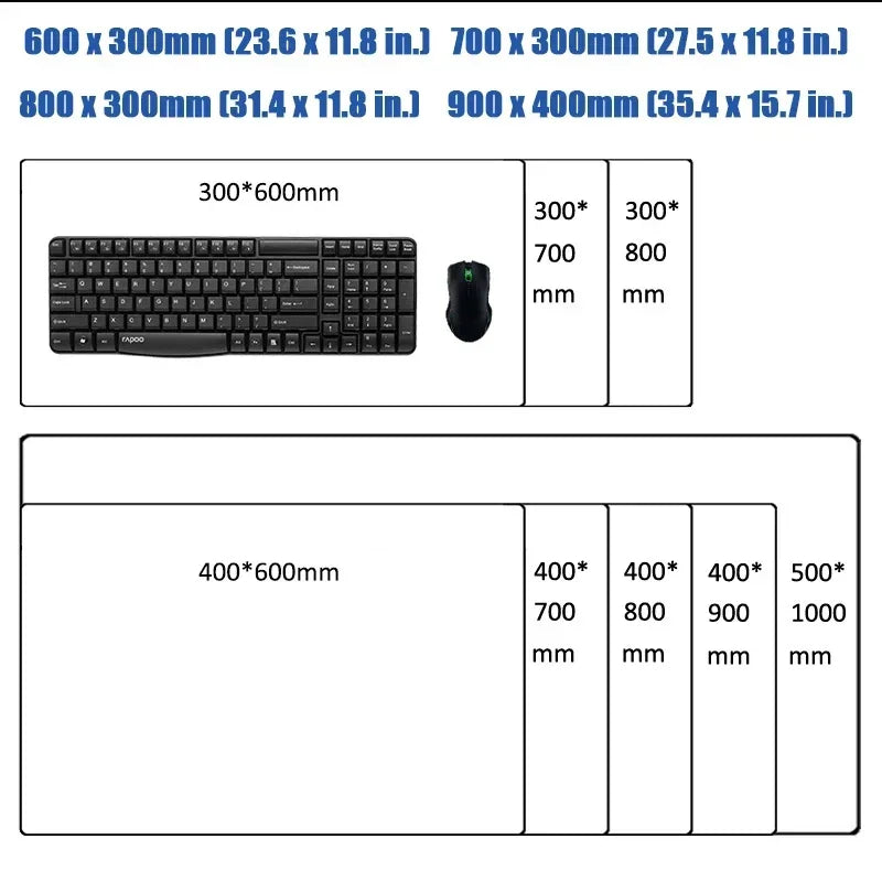 Kawaii Anime Non-Slip Gaming Mouse Pad