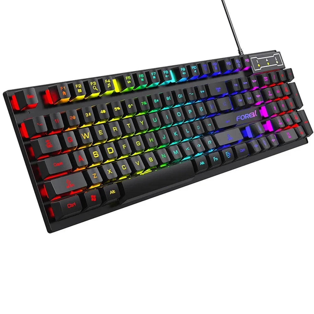 Backlit Gaming Keyboard and Mouse Set