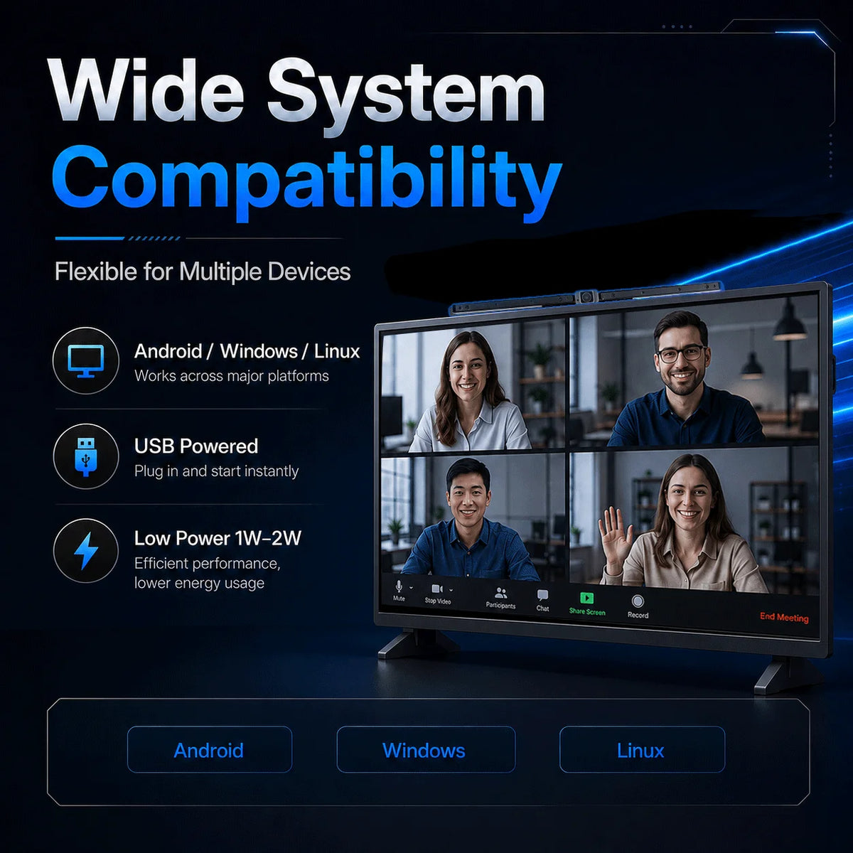 13MP 4K USB Conference Camera Module