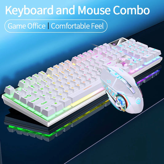 Backlit Wired Keyboard & Mouse Combo