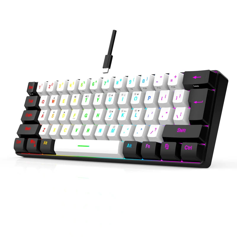 60% Compact RGB Wired Keyboard