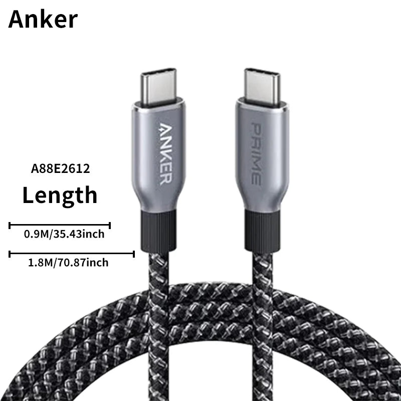240W Braided USB-C Fast Charging Cable