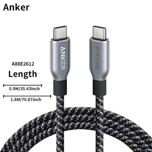 240W Braided USB-C Fast Charging Cable