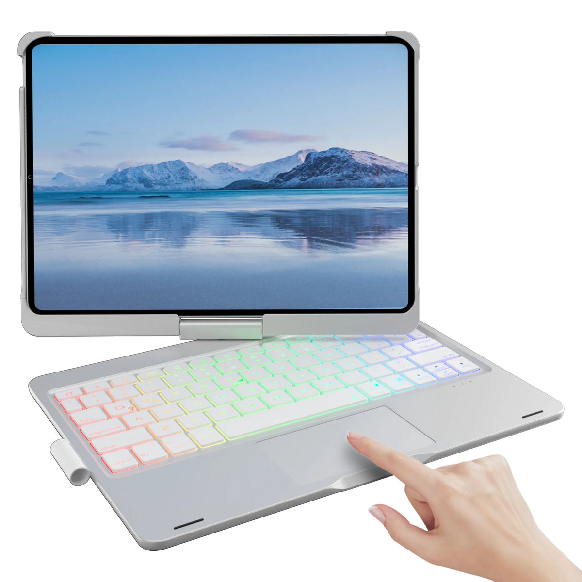 Backlit Tablet Keyboard Case with Trackpad