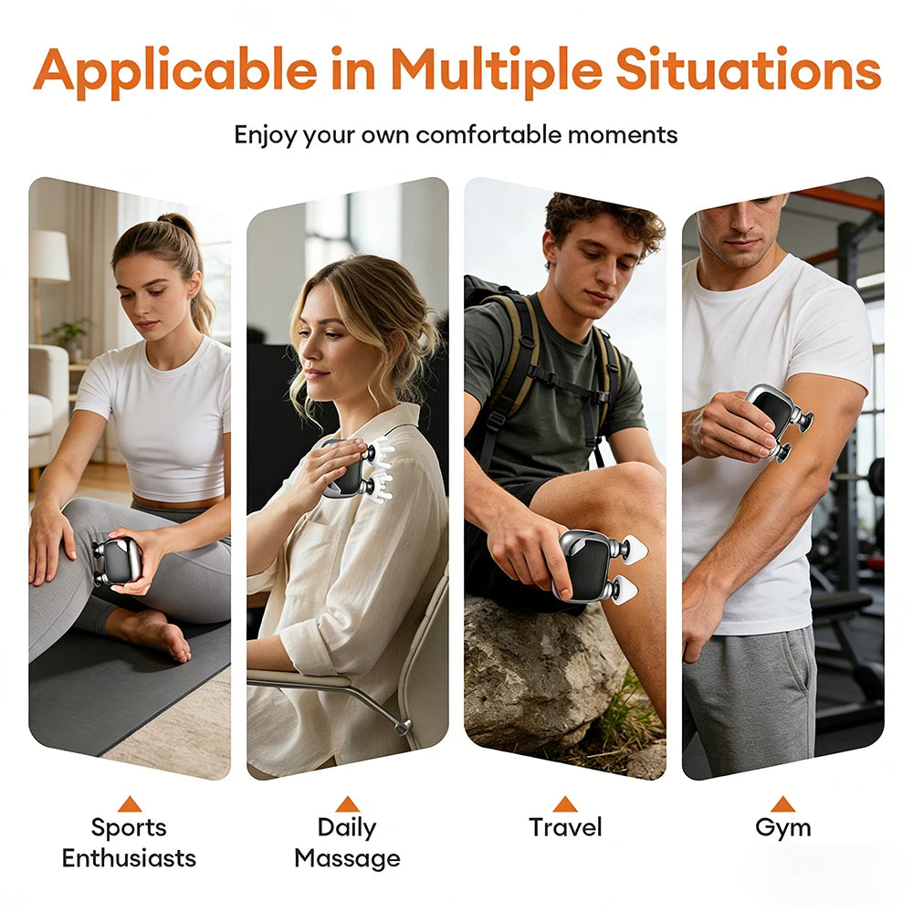 Mini handheld massage gun, view 11