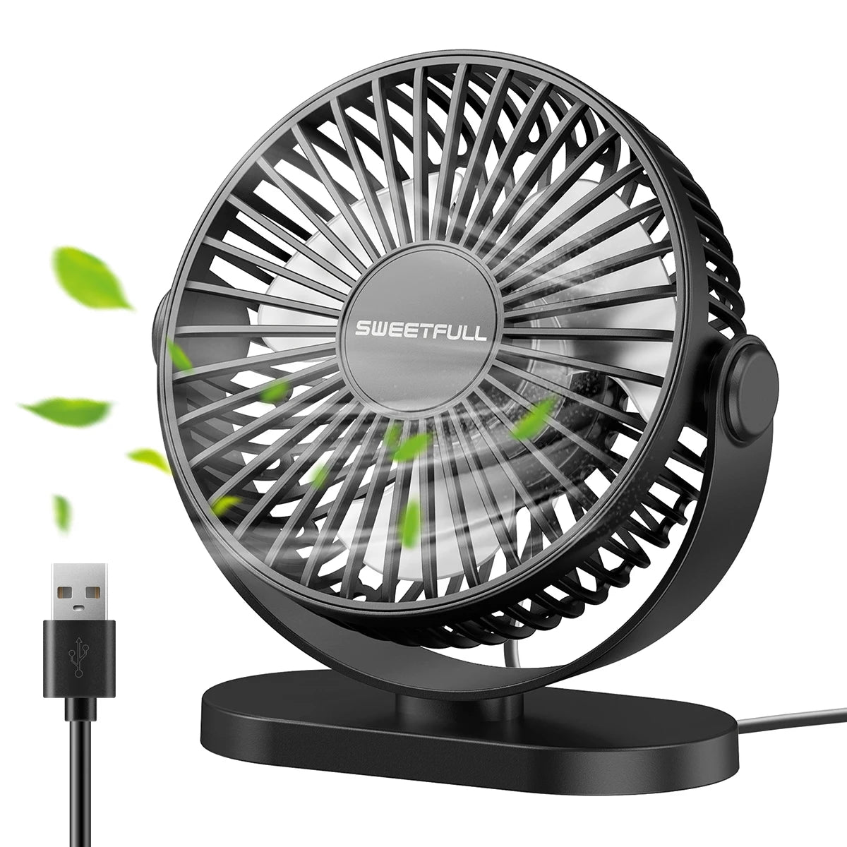 Portable Silent USB Desk Fan