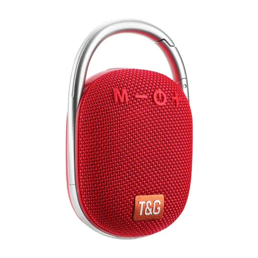 Portable Bluetooth Speaker with Bass - Red