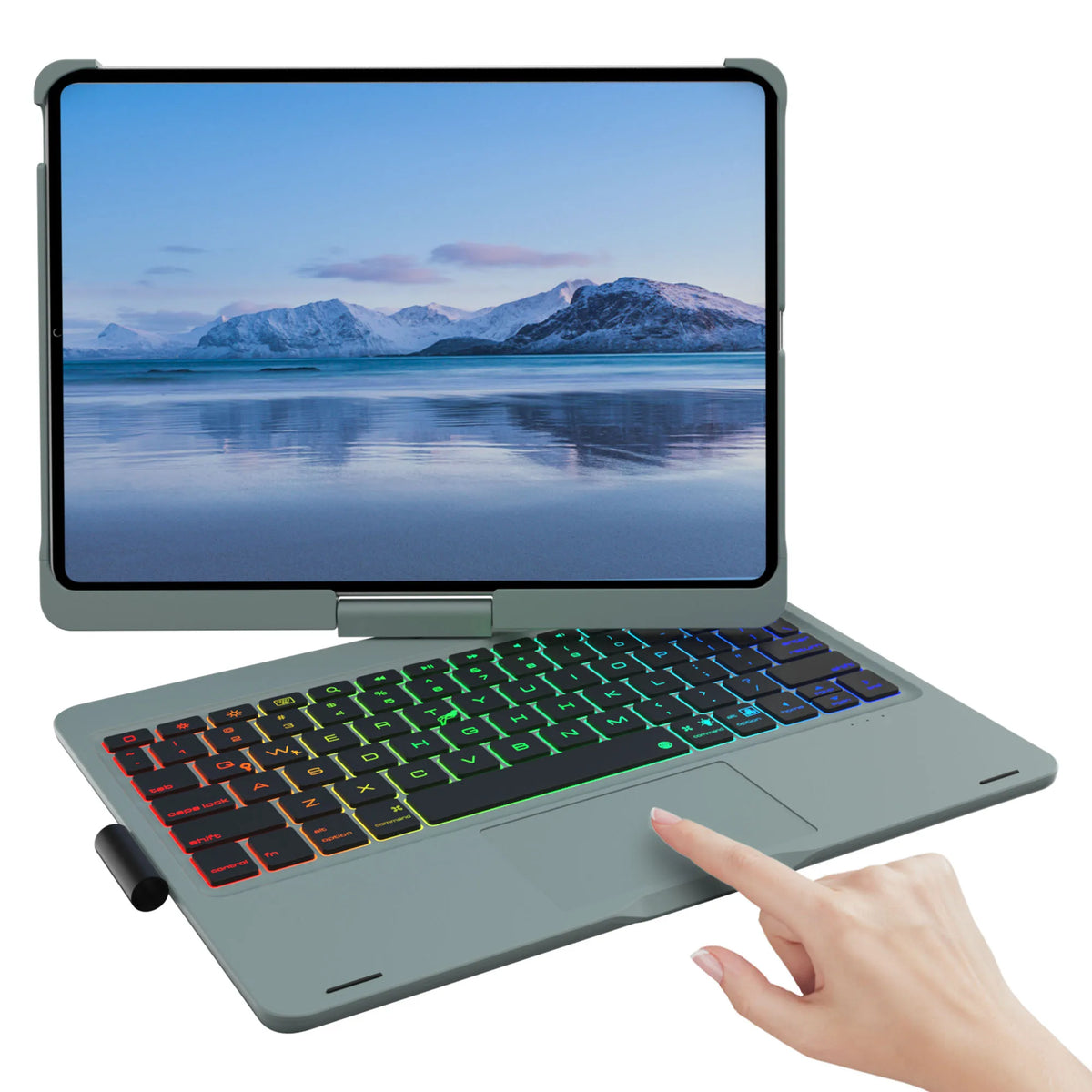 Backlit Tablet Keyboard Case with Trackpad