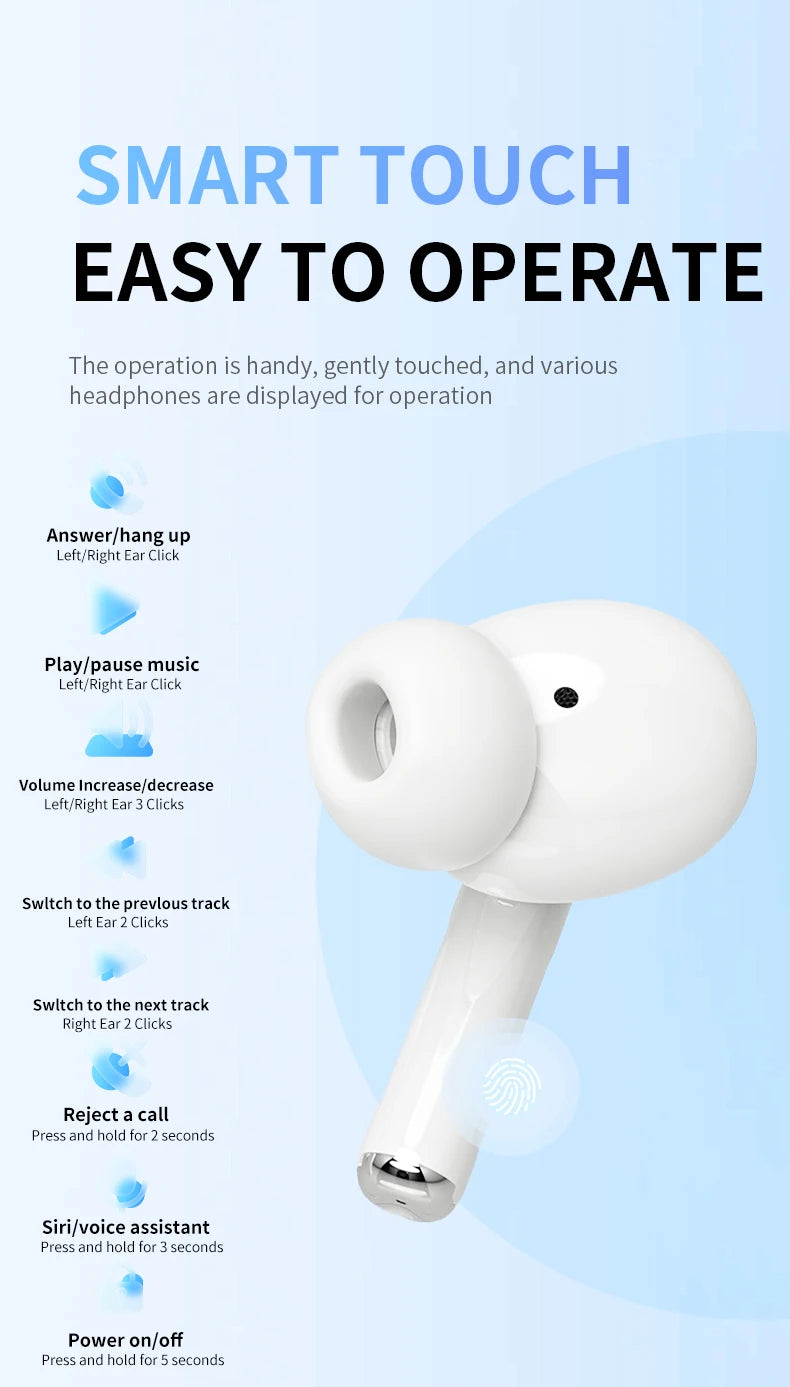 Wireless Bluetooth Earbuds with Charging Case