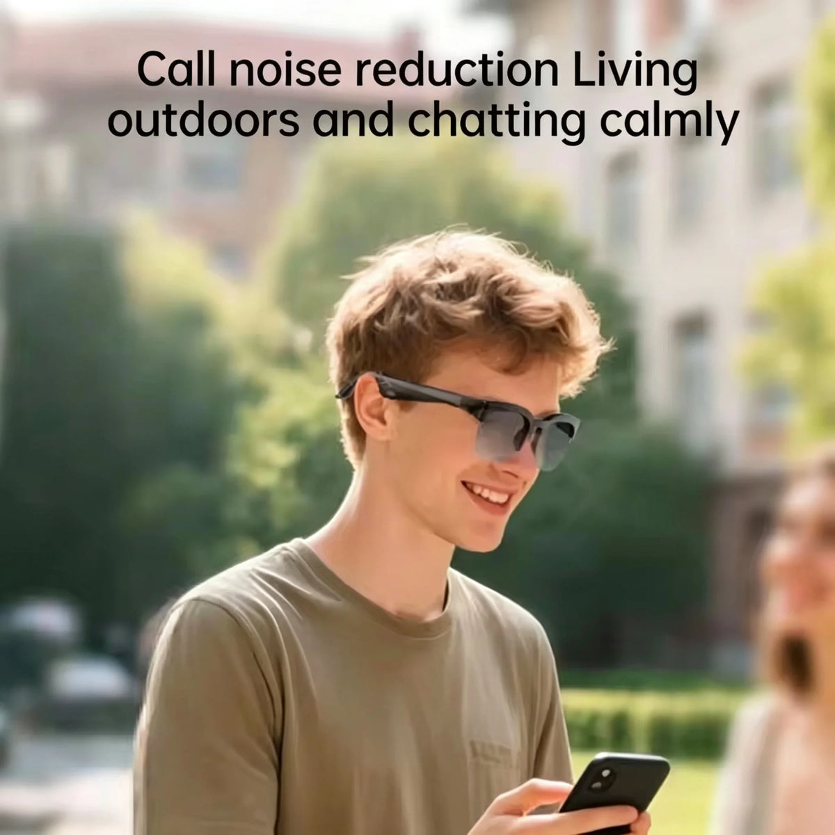 Smart Audio Glasses with Camera Control
