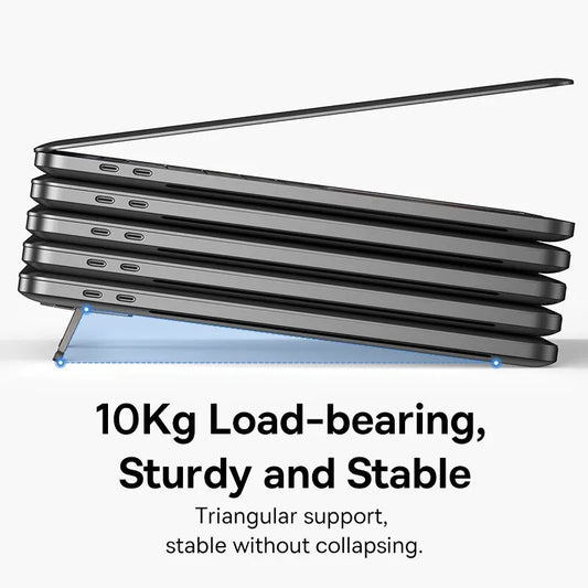Foldable Mini Laptop Stand, Stick-On Feet