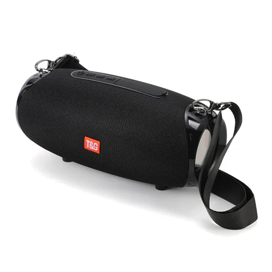 Portable Barrel Bluetooth Speaker with Strap