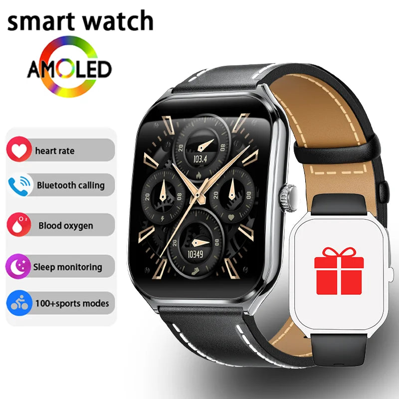 Ultra-Thin AMOLED Smartwatch with Calls