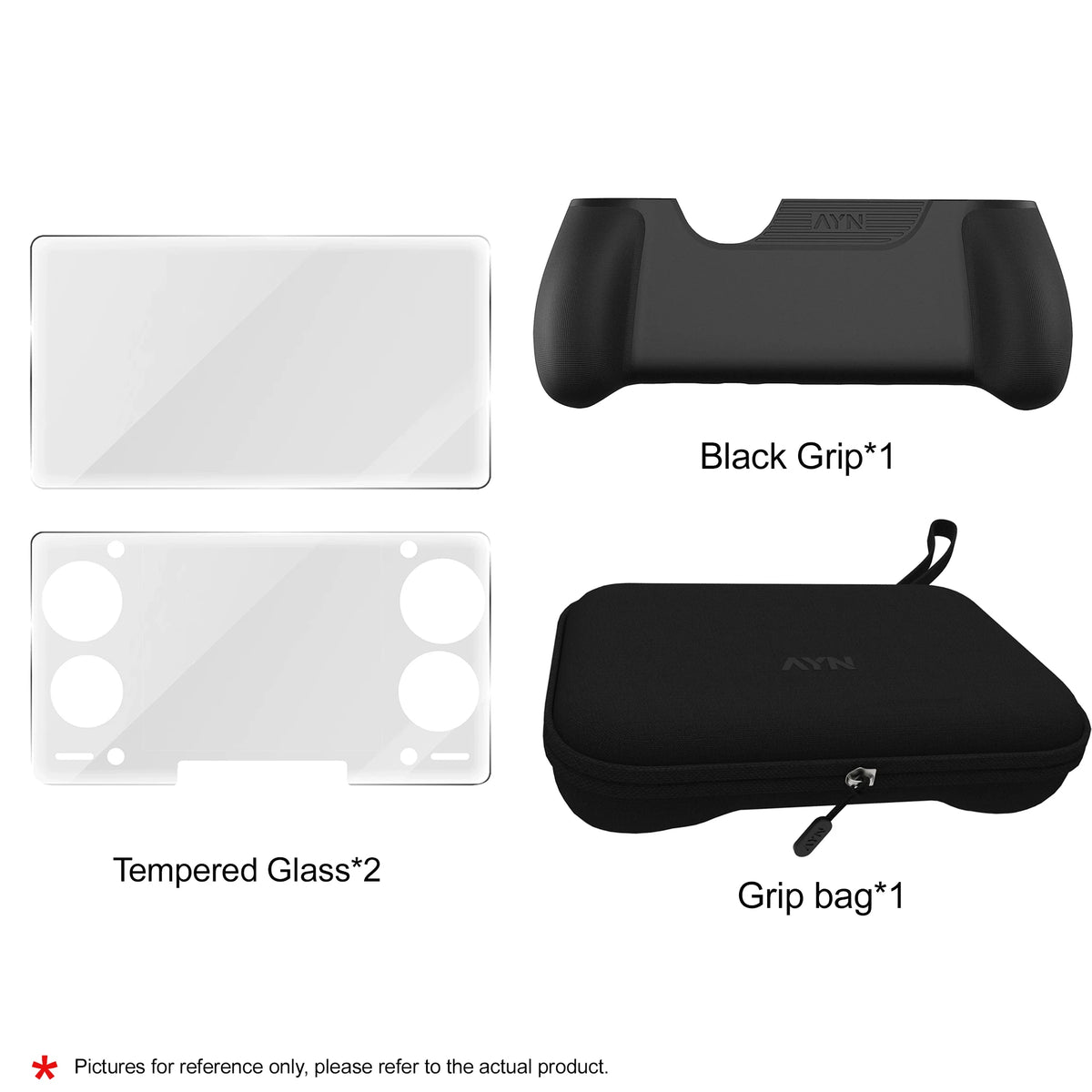 Dual-Screen Handheld Soft Storage Bag