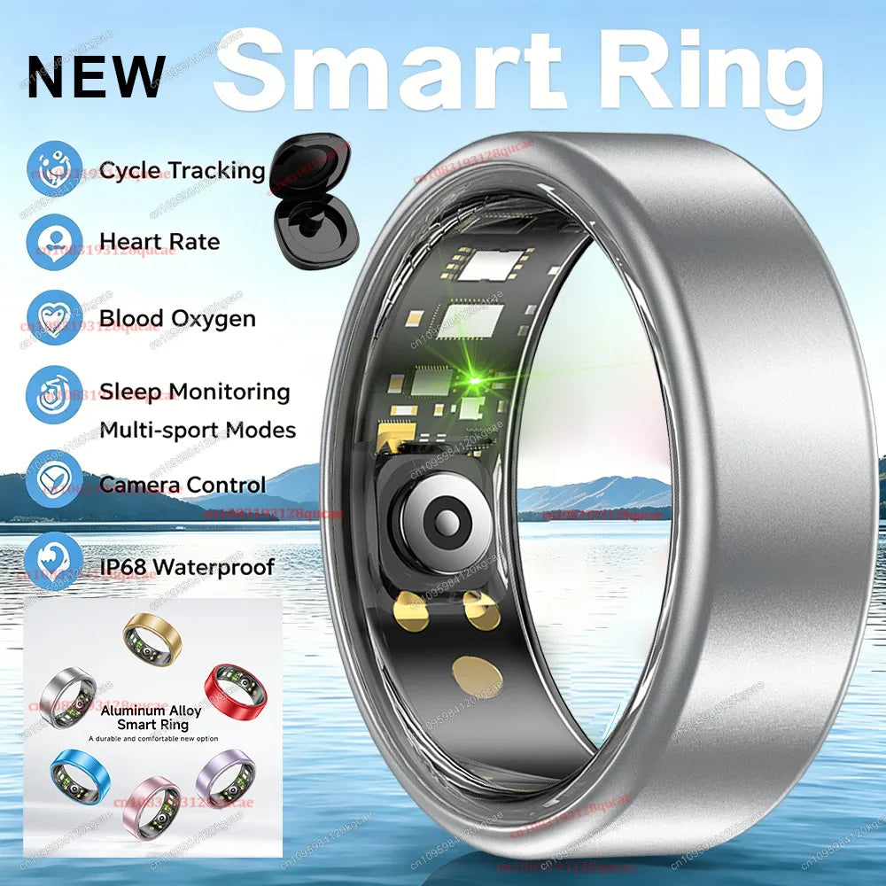 R10 Smart Health Ring with Charging Case