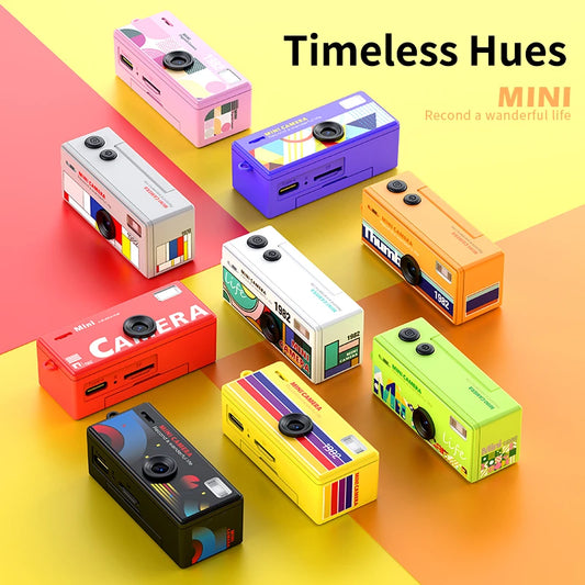Retro Mini Digital Camera with Flip Screen