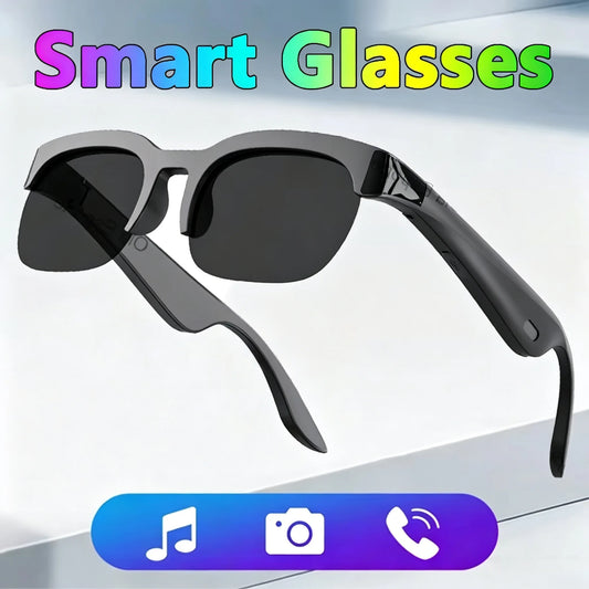 Smart Audio Glasses with Camera Control